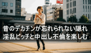 昔のデカチンが忘れられない隠れ淫乱ビッチと中出しを楽しむ